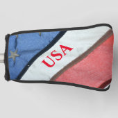 Amerikaanse vlag: Red White en Blue American Golfheadcover (Voorkant)
