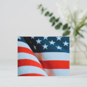 Amerikaanse vlag: Red White en Blue Briefkaart (Staand voorkant)