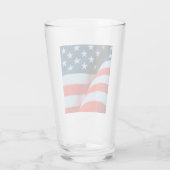 Amerikaanse vlag: Red White en Blue Glas (Achterkant)