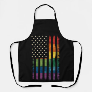 Amerikaanse Vlag Regenboog Pride Homoseksueel Lesb Schort