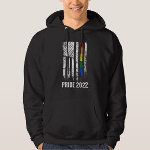 Amerikaanse vlag Regenboog Usa Gay Lgbetq Lgbt Pri Hoodie