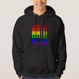 amerikaanse vlag regenbooglgbt hoodie