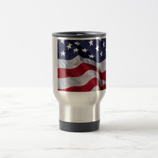 Amerikaanse vlag reisbeker (Center)