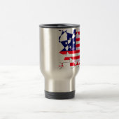 Amerikaanse vlag reisbeker (Center)