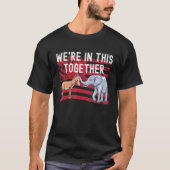 Amerikaanse Vlag Republikein Elephant Democraat Do T-shirt (Voorkant)