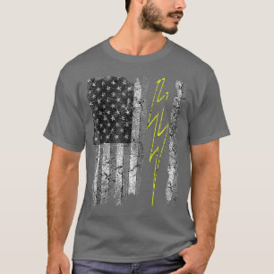  Amerikaanse vlag — reserveelektrisch T-shirt