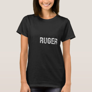 Amerikaanse vlag Retro Ruger Verenigde Staten Fam T-shirt