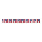 Amerikaanse vlag Ribbon Satijnen Lint (Voorkant)