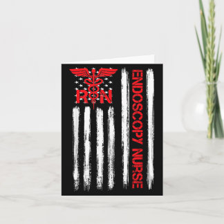 Amerikaanse Vlag Rn Endoscopie Verpleegster Kaart