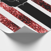 Amerikaanse vlag rode blauwe muggen zweet 16 cadeaupapier (Hoek)