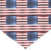 Amerikaanse vlag rode en blauwe muggenspatroon tafelkleed (Gekanteld)