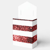 Amerikaanse vlag rode en blauwe muggenzifters bedankdoosjes (Geopend)