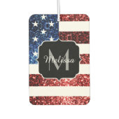 Amerikaanse vlag rode en blauwe muggenzifters luchtverfrisser (Voorkant)