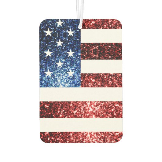 Amerikaanse vlag rode en blauwe muggenzifters luchtverfrisser (Achterkant)