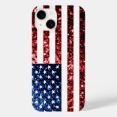 Amerikaanse vlag rode snuitjes Case-Mate iPhone case (Achterkant)