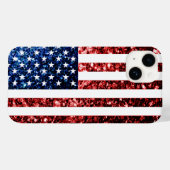 Amerikaanse vlag rode snuitjes Case-Mate iPhone case (Achterkant (horizontaal))