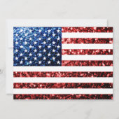 Amerikaanse vlag rode snuitjes kaart (Voorkant)