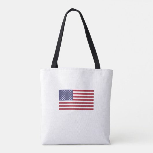 Amerikaanse vlag rode witte blauwe patriottische c tote bag (Achterkant)
