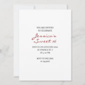 Amerikaanse vlag rode witte blauwe sparken glitter kaart (Achterkant)