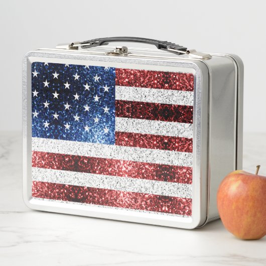 Amerikaanse vlag rode witte snuitjes (In situ)