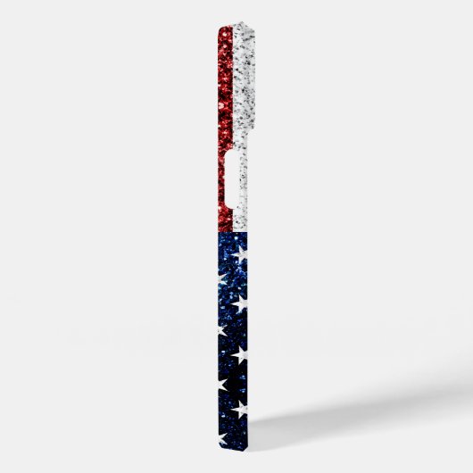 Amerikaanse vlag rode witte snuitjes Case-Mate iPhone case (Achterkant / Rechts)