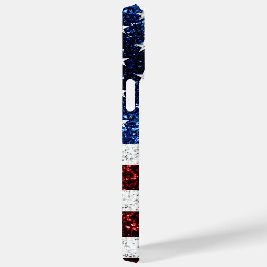 Amerikaanse vlag rode witte snuitjes Case-Mate iPhone case (Achterkant / Rechts)