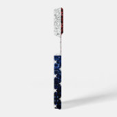 Amerikaanse vlag rode witte snuitjes iPhone hoesje (Rechterkant)