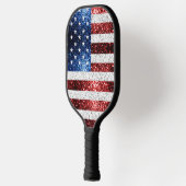 Amerikaanse vlag rode witte snuitjes pickleball paddle (Links)