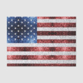 Amerikaanse vlag rode witte snuitjes tissuepapier (Voorkant)