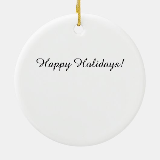 Amerikaanse vlag rode witte spinkelaar keramisch ornament (Achterkant)