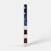 Amerikaanse vlag rode witte spinkelaar samsung galaxy hoesje (Rechterkant)