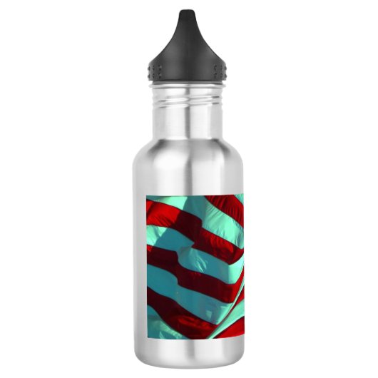 Amerikaanse vlag Roestvrijstalen waterfles (Links)