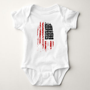 Amerikaanse vlag Romper