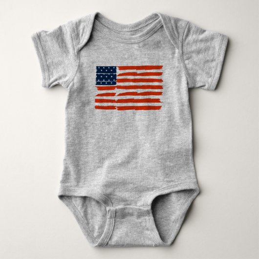 Amerikaanse vlag romper (Voorkant)