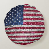 Amerikaanse vlag rond kussen (Achterkant)
