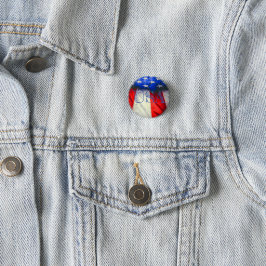 Amerikaanse vlag ronde button 3,2 cm