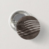 Amerikaanse vlag ronde button 3,2 cm (Voorkant /achterkant)