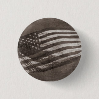 Amerikaanse vlag ronde button 3,2 cm