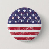 Amerikaanse vlag ronde button 5,7 cm (Voorkant)