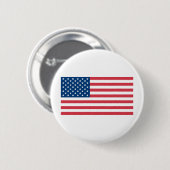 Amerikaanse vlag ronde button 5,7 cm (Voorkant /achterkant)