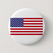 Amerikaanse vlag ronde button 5,7 cm (Voorkant)