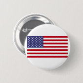 Amerikaanse vlag ronde button 5,7 cm (Voorkant /achterkant)