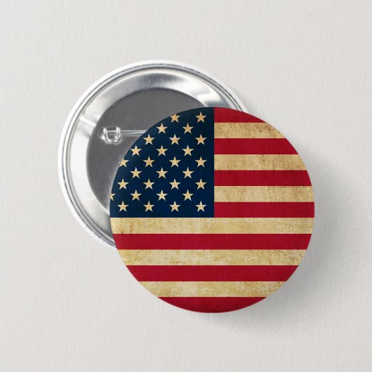 Amerikaanse vlag Ronde Button 5,7 Cm (Voorkant /achterkant)