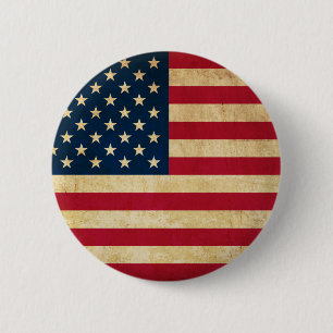  Amerikaanse vlag Ronde Button 5,7 Cm