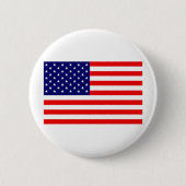 Amerikaanse vlag ronde button 5,7 cm (Voorkant)
