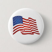 Amerikaanse vlag ronde button 5,7 cm (Voorkant)