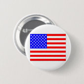 Amerikaanse vlag ronde button 5,7 cm (Voorkant /achterkant)