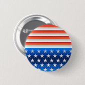 Amerikaanse vlag ronde button 5,7 cm (Voorkant /achterkant)