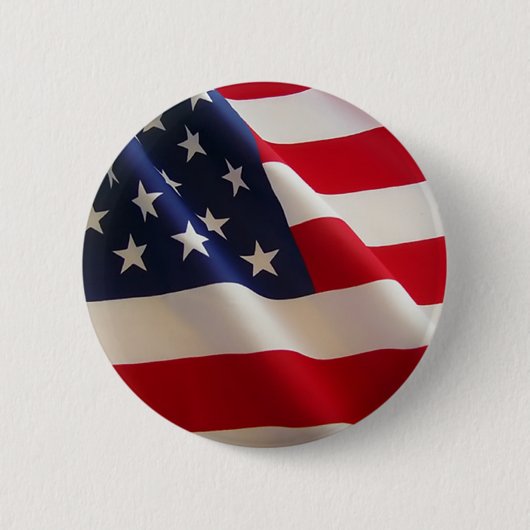 Amerikaanse vlag ronde button 5,7 cm (Voorkant)