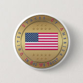 Amerikaanse vlag ronde button 5,7 cm (Voorkant)